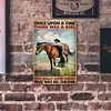 Once Upon A Time There Was A Girl - Vintage Metal Signs - 20*30cm/30*40cm - Western