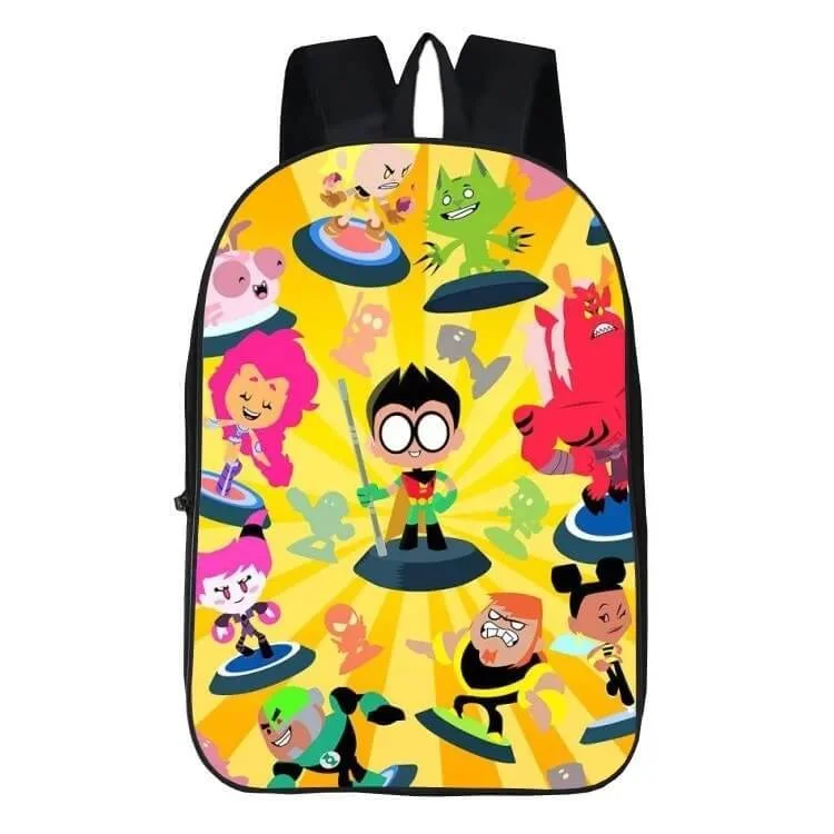 Buzzdaisy Teen Titans Go Robin #6 Backpack School Sports Bag For Kids