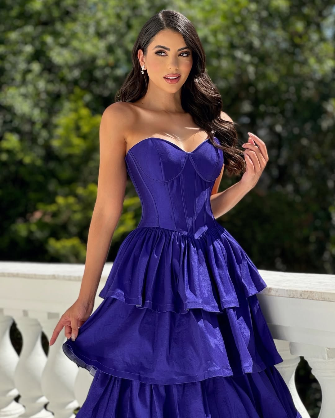 Daisda Sleeveless Starapless Sweetheart Long Prom Dress A-Line