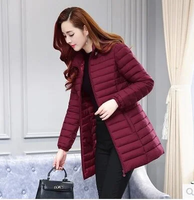 Wongn Women Jacket Detachable Hooded Coat 2022 New Korean Thick Cotton Down Long Coat Women Slim Warm Female Outwear Tops 6XL
