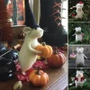 Ornement de souris et de citrouille en feutre d&rsquo;Halloween/No&euml;l