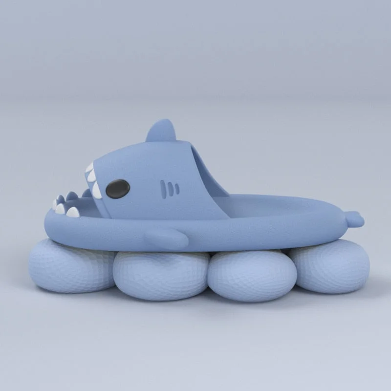 Man Women Shark Slippers Summer Adult Couple Slippers Indoor And Outdoor Funny Home Shoes Lovely Cartoon Cute Animal Slipper