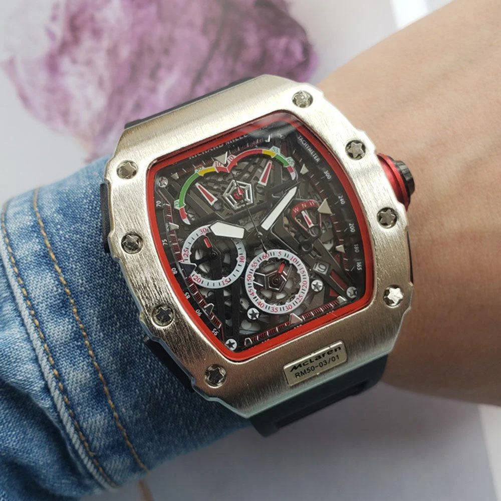 Chronograph Rectangle Quartz Watches-VESSFUL