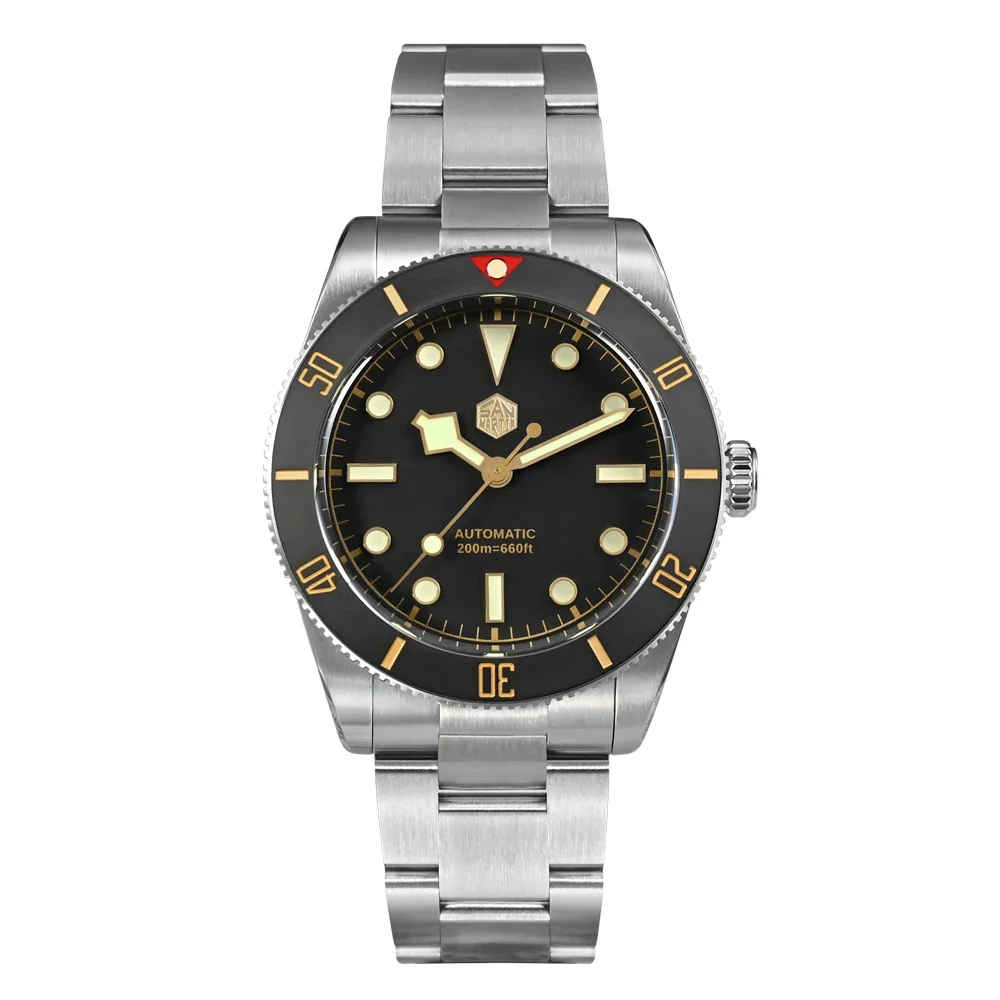 San Martin 37mm Diver Watch NH35 Vintage Watch SN0138G