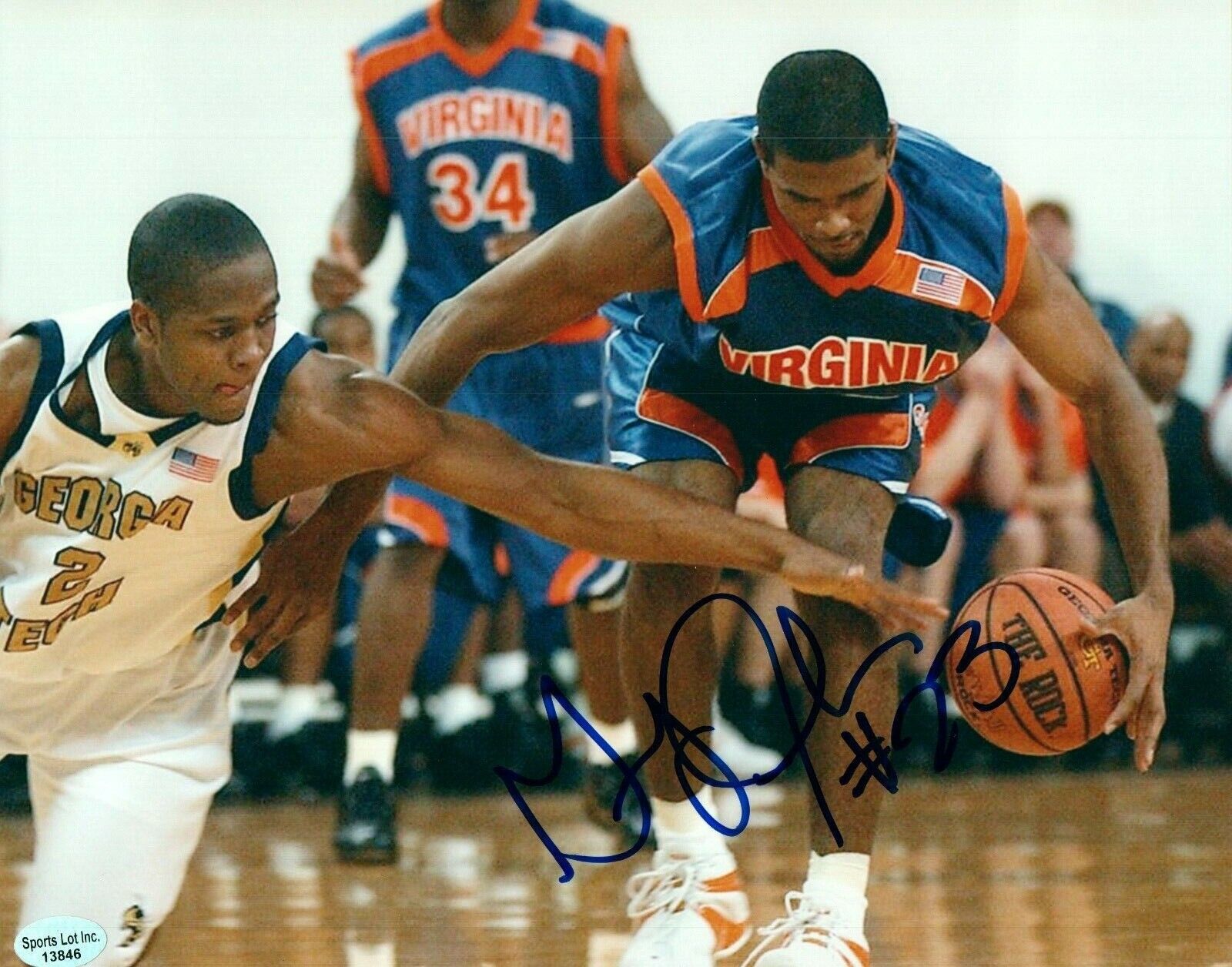 Garry Forbes NCAA College Virginia Hand Signed Autograph 8x10 Photo Poster painting