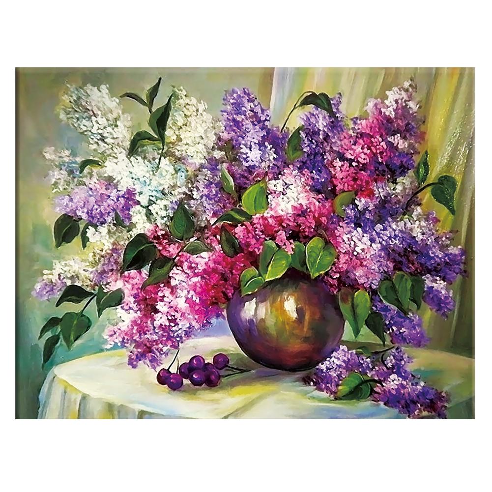 

Bunch Flowers - 14CT Counted Cross Stitch - 56*46CM, 501 Original