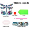 DIY Dragonfly Acrylic Special Shape Diamond Painting Desktop Ornaments