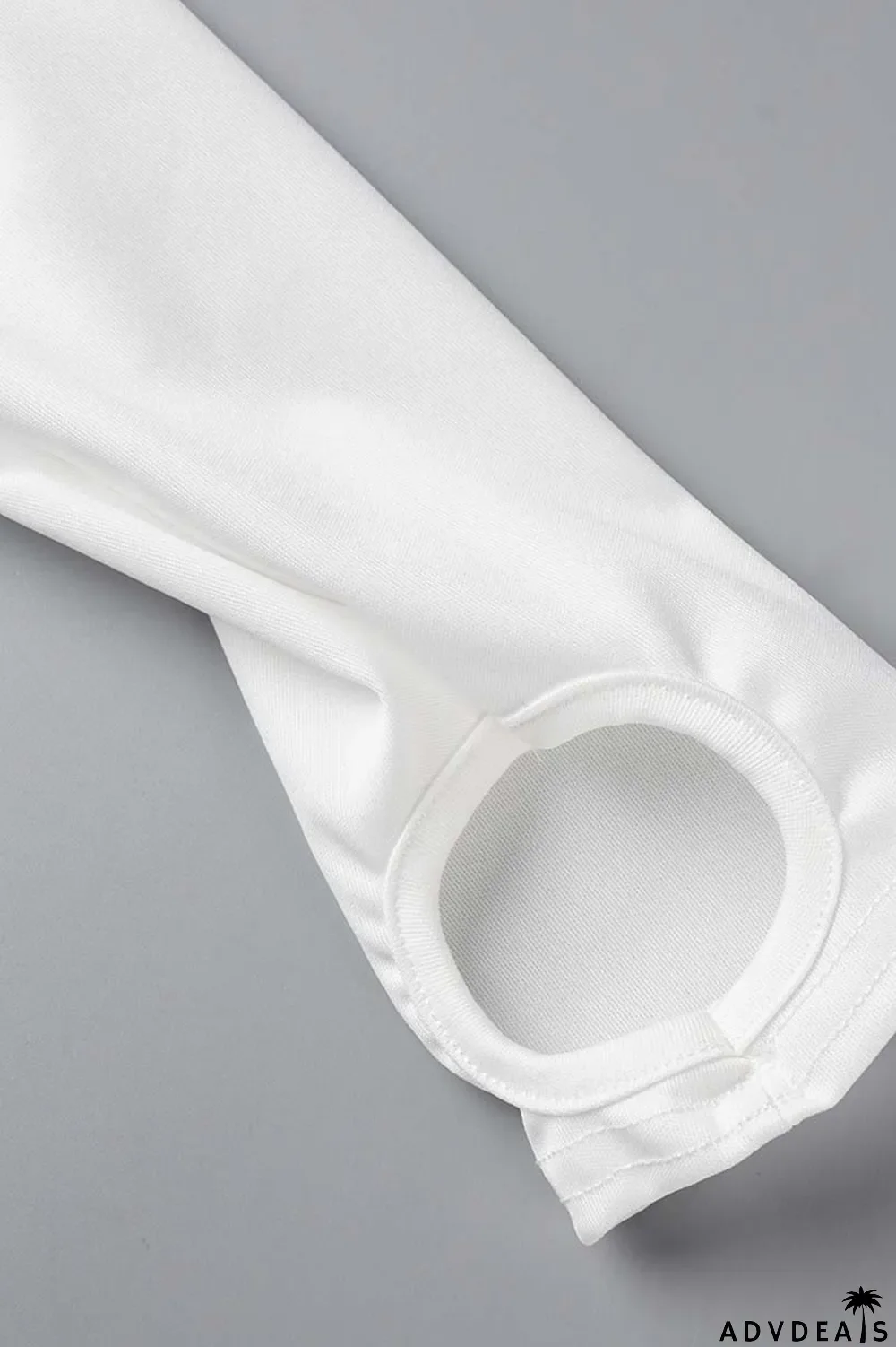 Khaki Casual Solid Basic O Neck Four Piece Set (With Sleeves)