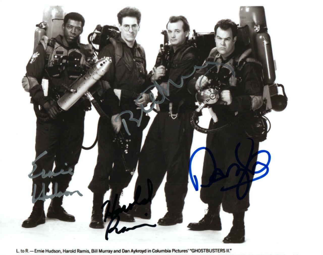 Dan Aykroyd Murray HUDSON RAMIS autographed 8x10 Picture signed Photo Poster painting and COA