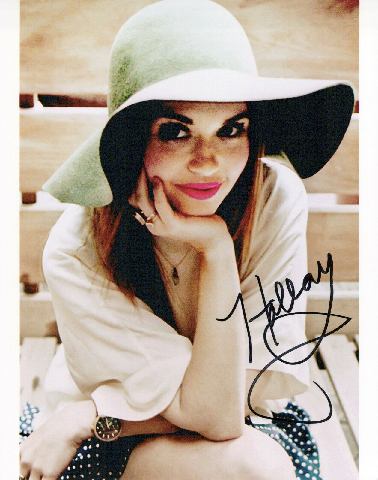 Holland Roden glamour shot autographed Photo Poster painting signed 8x10 #4