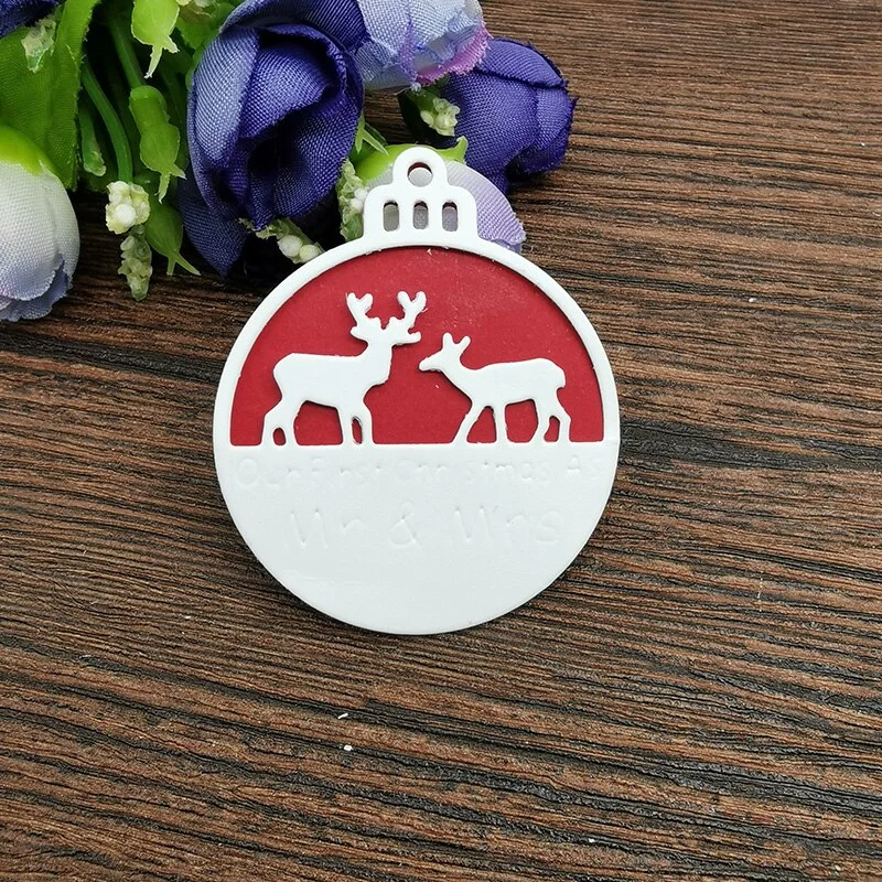 4pc Christmas bell snowflak Metal Cutting Dies Stencils For DIY Scrapbooking Decorative Embossing Handcraft Die Cutting Template