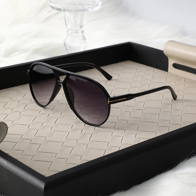 2 Pieces IG Style Solid Color Ac Toad Glasses Full Frame Women’s Sunglasses