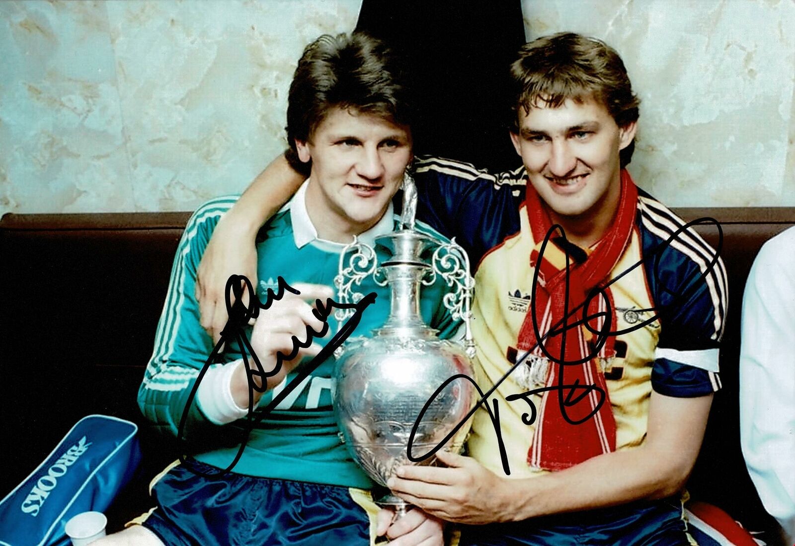 Tony ADAMS & John LUKIC Signed 12X8 Photo Poster painting EXACT PROOF AFTAL COA (1404)