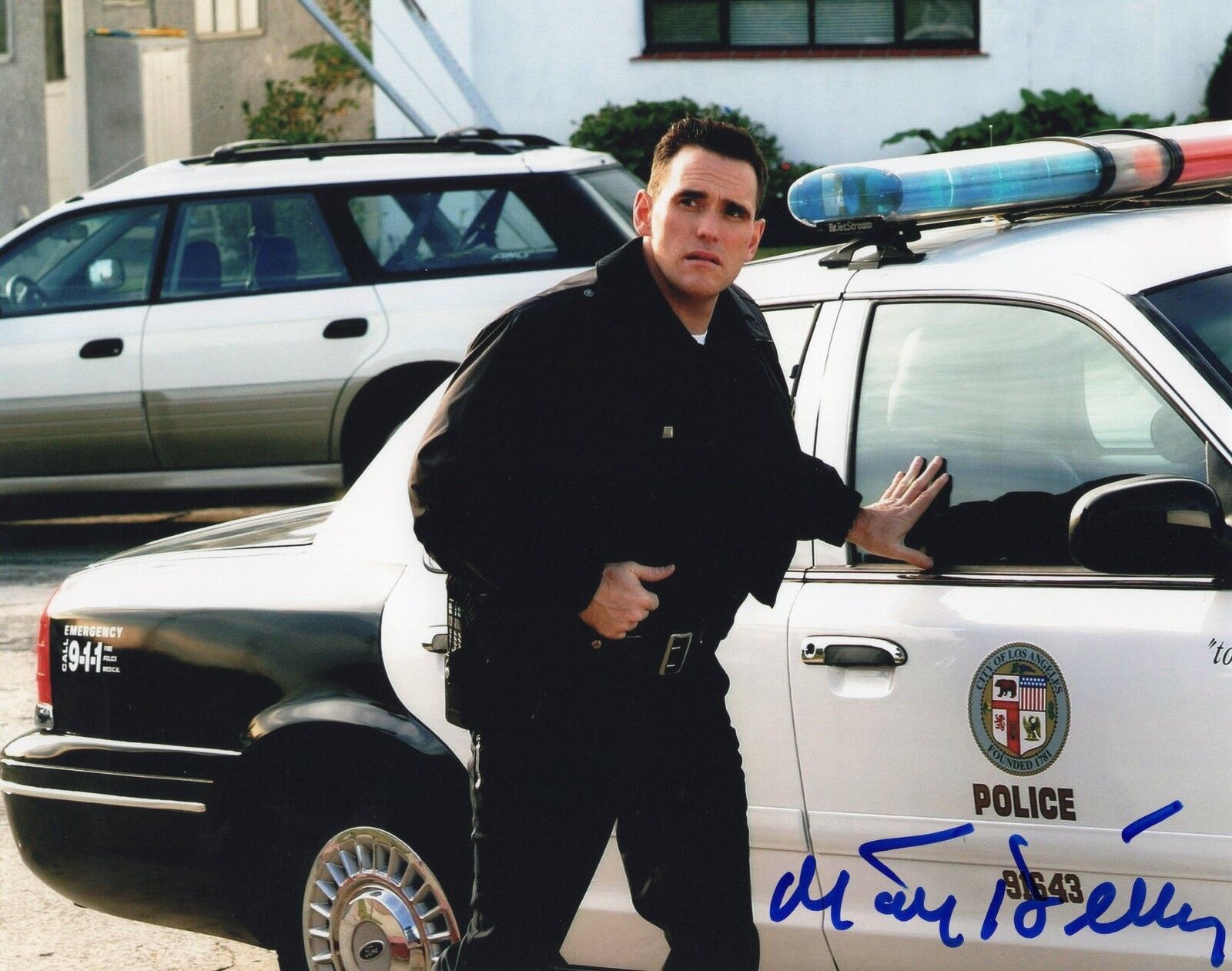 Matt Dillon Officer John Ryan Crash Hand Signed 8x10 Photo Poster painting w/COA