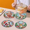 Diamond Painting Acrylic Christmas Animals Diamond Painting Placemats