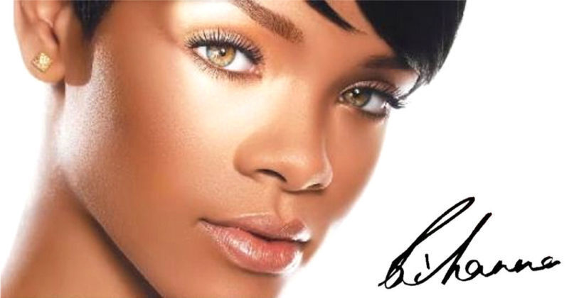 RIHANNA Signed Photo Poster paintinggraph - Pop Star Singer / Vocalist - preprint