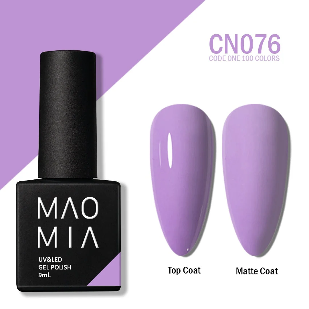 MAOMIA CODE ONE Gel Polish 100 Colors Soak Off UV/LED 9ML Professional Salon Nail Paint Semi Permanent Manicure