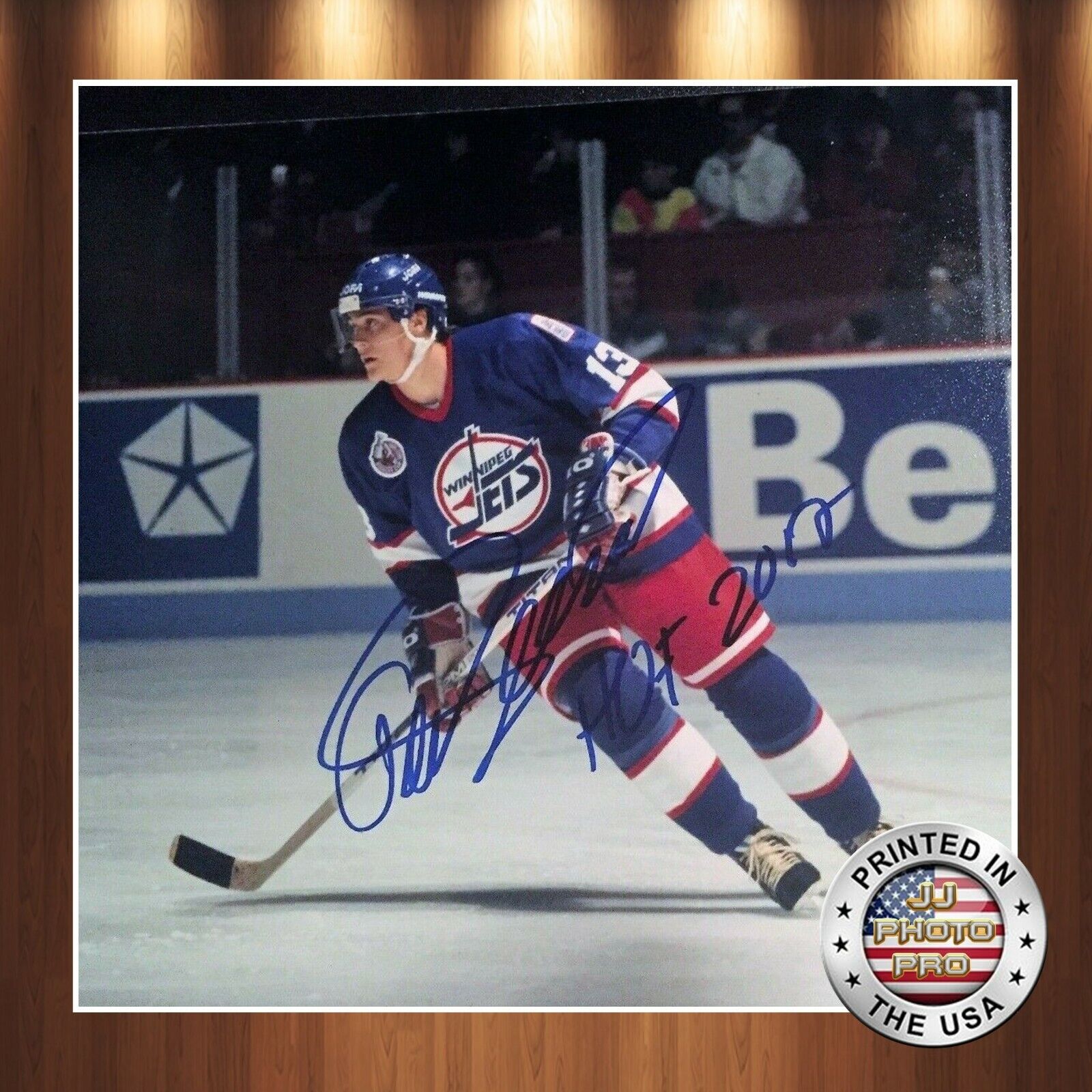 Teemu Selanne Autographed Signed 8x10 Photo Poster painting (HOF Jets) REPRINT