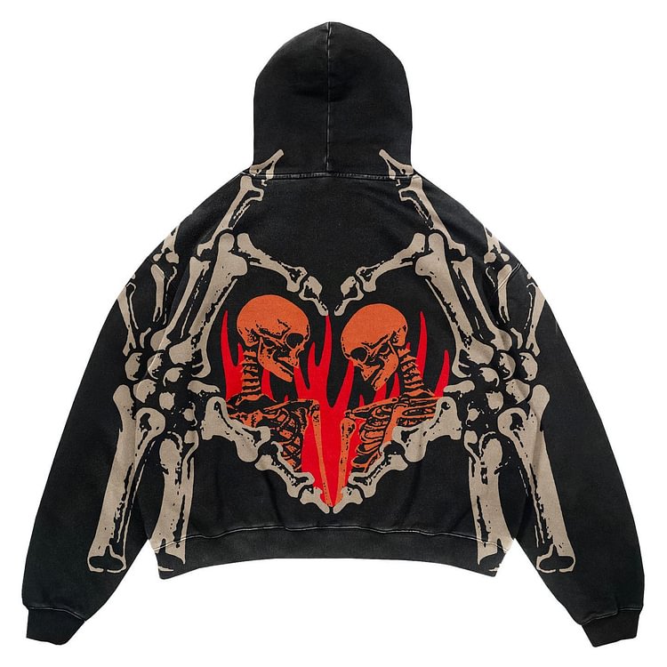 Fashion print hoodie