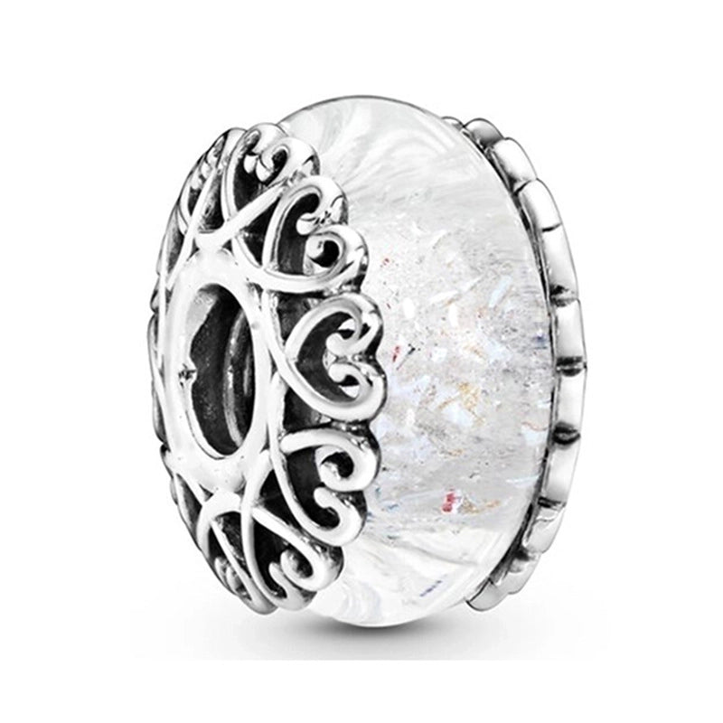 1 PC/Package Metal Rhinestones Plating Inlay Polished Pendant Beads