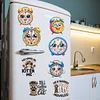 12 STÜCKE 2d flache DIY Diamant Kunst Kühlschrank Aufkleber für Wohnkultur (Wecker)