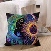Sun And Moon Chart-Pillow Case-3 Strands 11CT Stamped Cross Stitch-45*45CM