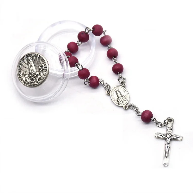 Olivenorma Incense Beads Rosary Prayer Beads Cross Bracelet
