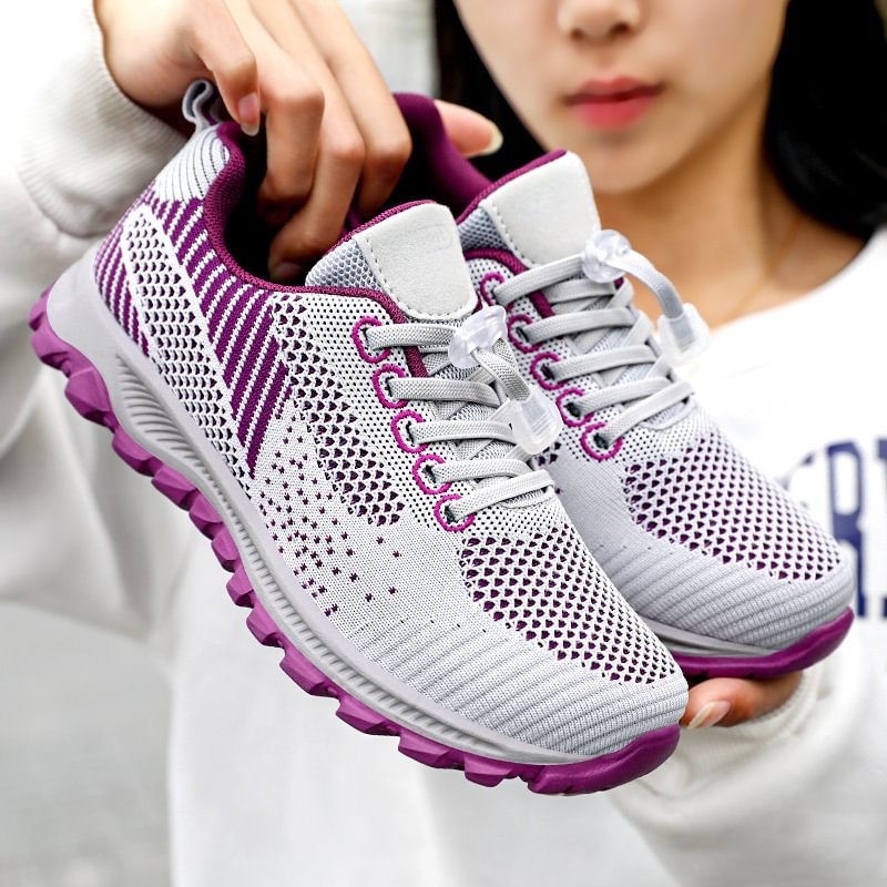Women's Walking Shoes, Tourist Shoes, Comfortable Middle-aged And Elderly Soft Soled Running Shoes, Elderly Couple Sports Shoes - vzzhome