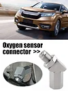 [US Local Warehouse] M18 x 1.5 Bung Adapter 45 Degree O2 Oxygen Sensor Spacer Extender Joints