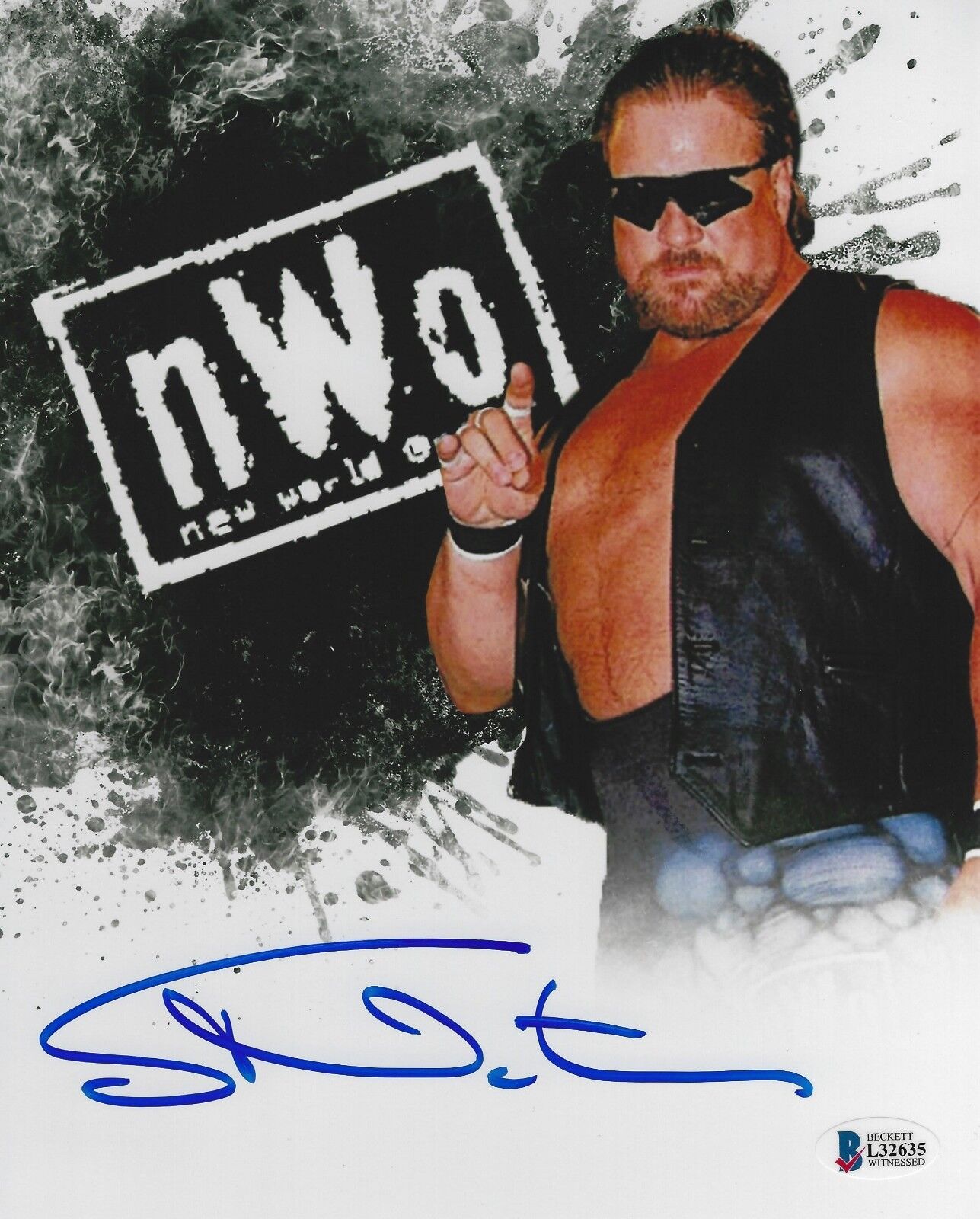 Scott Norton Signed 8x10 Photo Poster painting BAS Beckett COA WCW NWO New Japan Pro Wrestling 2