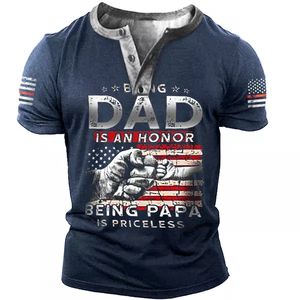 Men's Vintage DAD Short Sleeve T-Shirt