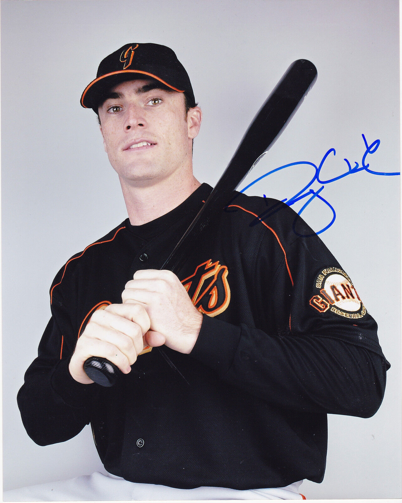 DOUG CLARK SAN FRANCISCO GIANTS ACTION SIGNED 8x10