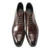 Classic Mens Black Leather Dress Boots Business