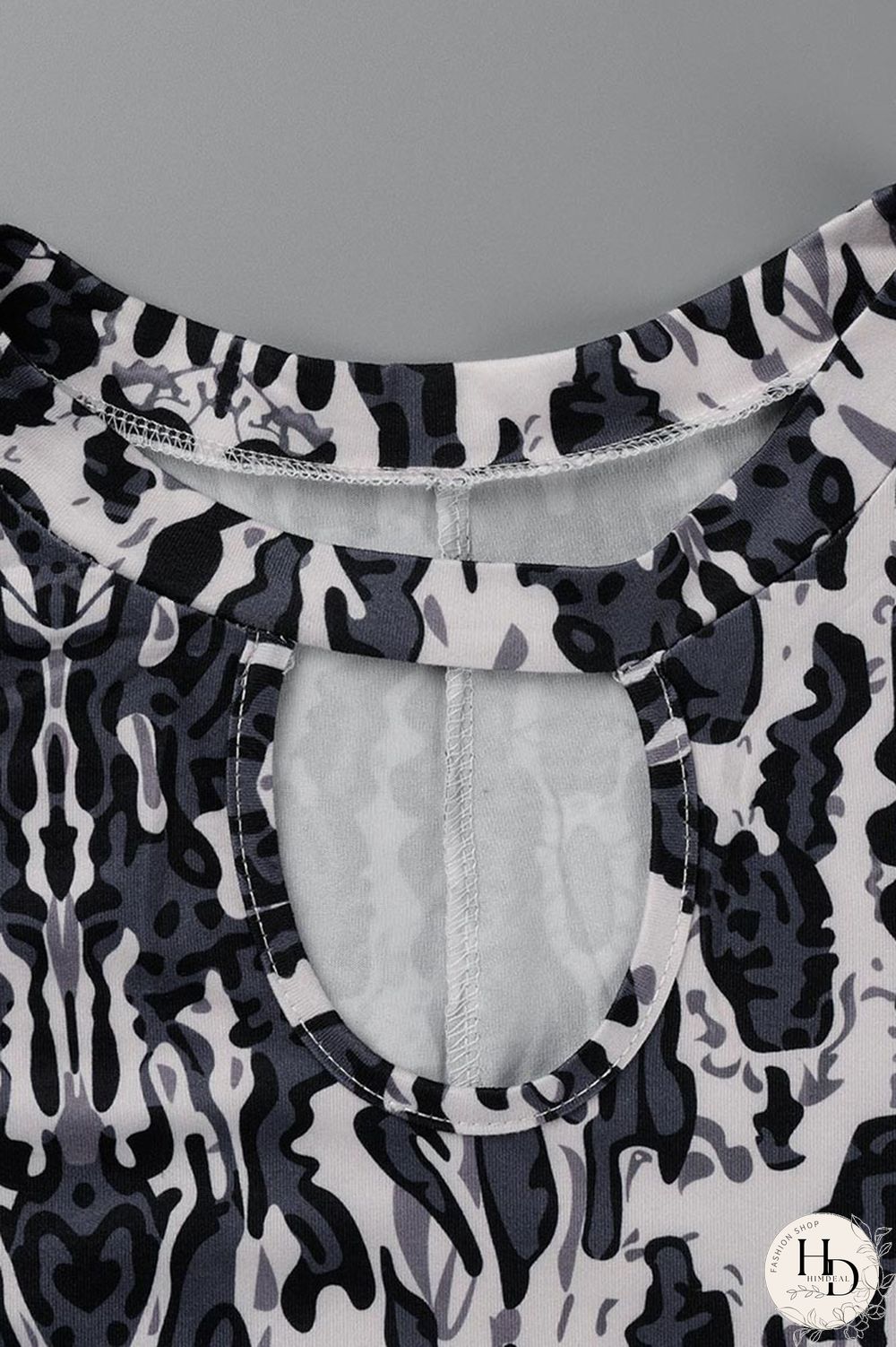 Black Red Casual Print Bandage Hollowed Out Patchwork O Neck Straight Dresses