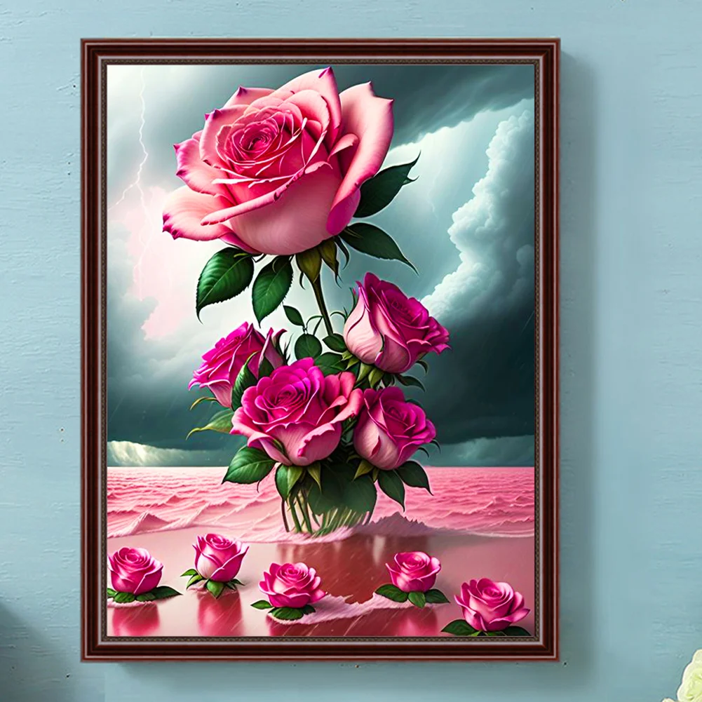 Diamond Painting - Full Round Drill - Rose(30*40cm)