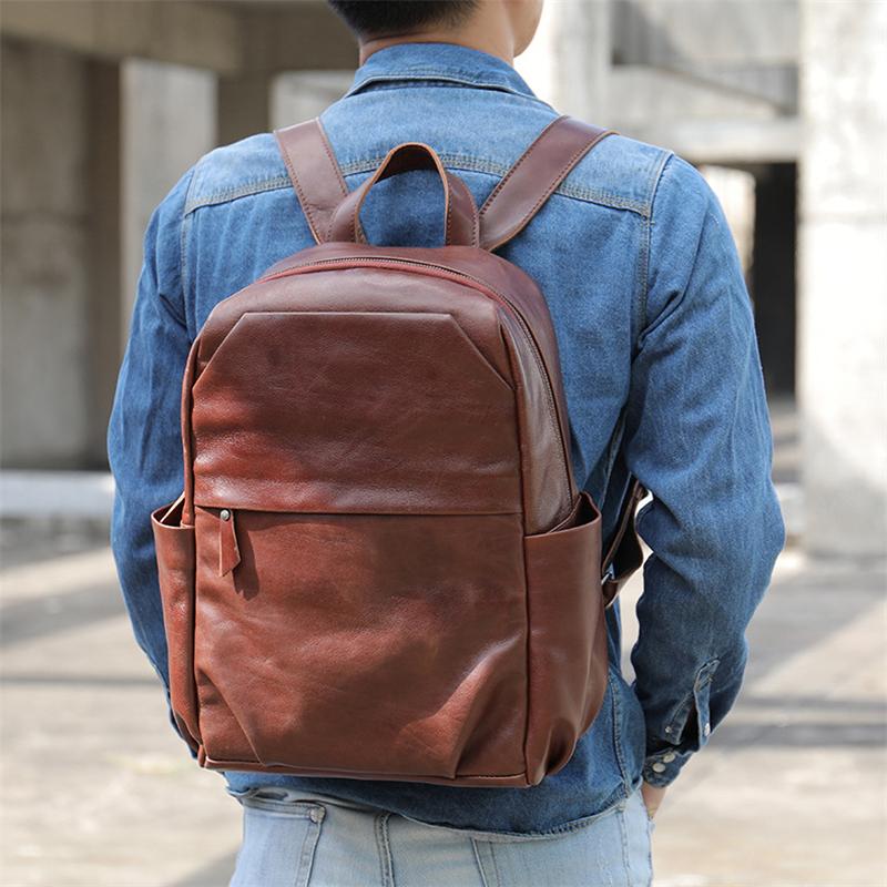 Simple Style Vintage Outdoor Casual Fashion Durable Business Backpack