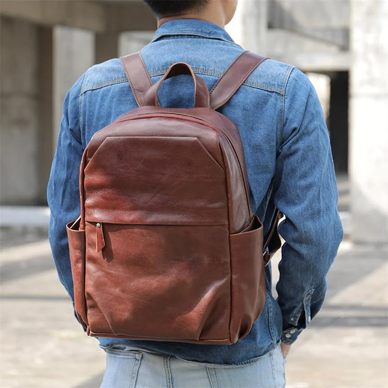 Simple Style Vintage Outdoor Casual Fashion Durable Business Backpack