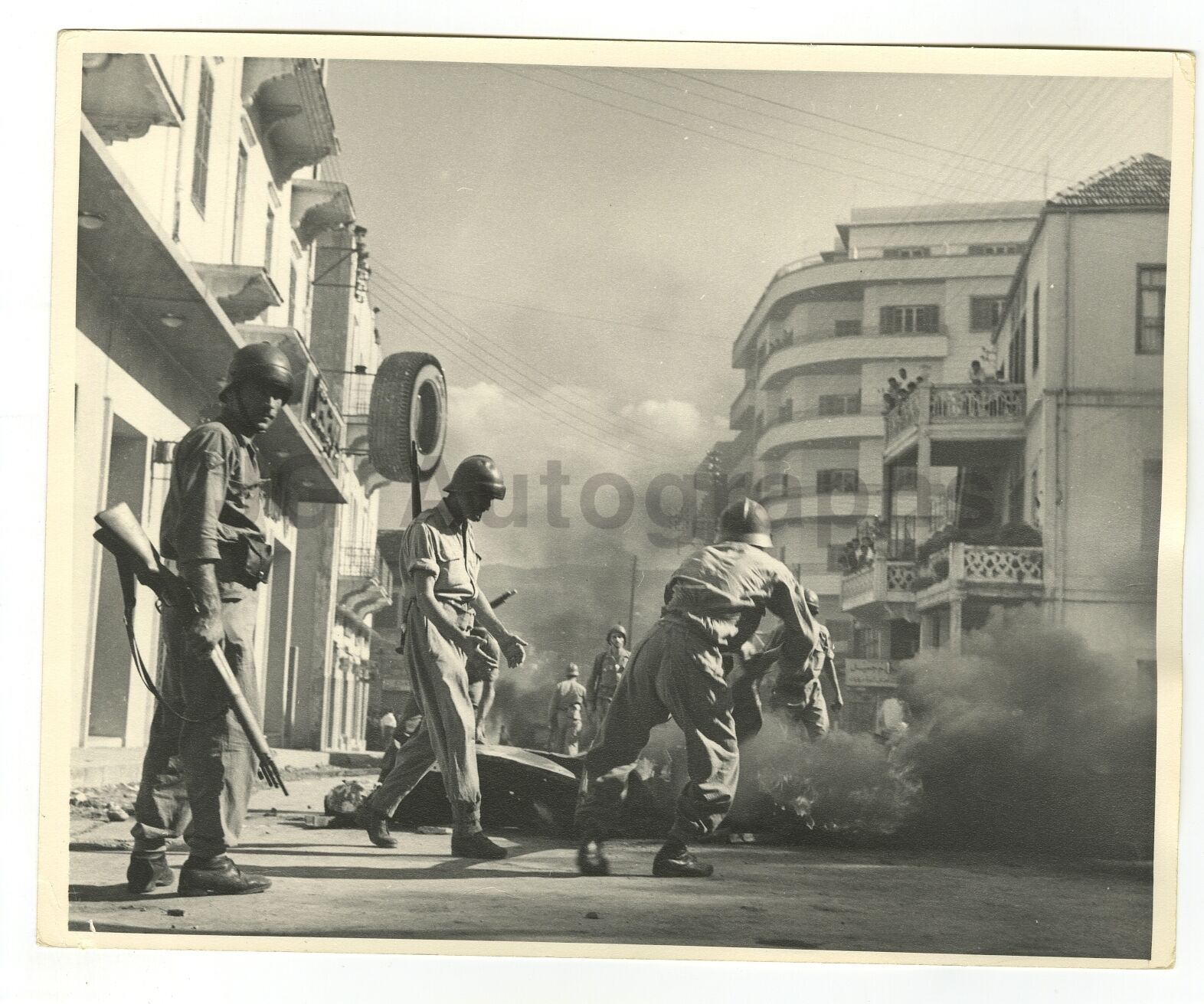 Lebanon History - Military, 1950s - Vintage 8x10 Silver Print Photo Poster paintinggraph