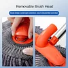 Car Washer Mop Double Brush Head Stretching Handle Car Wash Brush Telescopic Mop