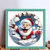 Winter Santa Claus-11CT Stamped Cross Stitch 40*40cm/15.75*15.75in tapestrymarket