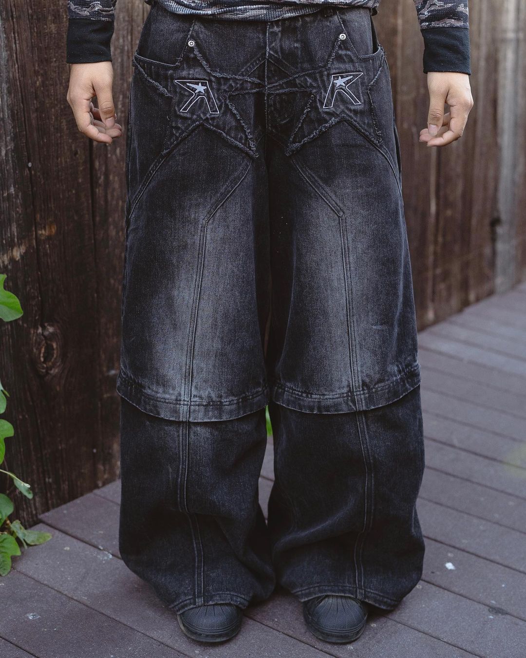 pocket convertible denim jean