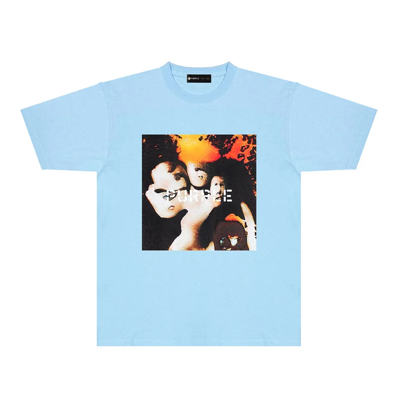 Purple fashion T-shirt