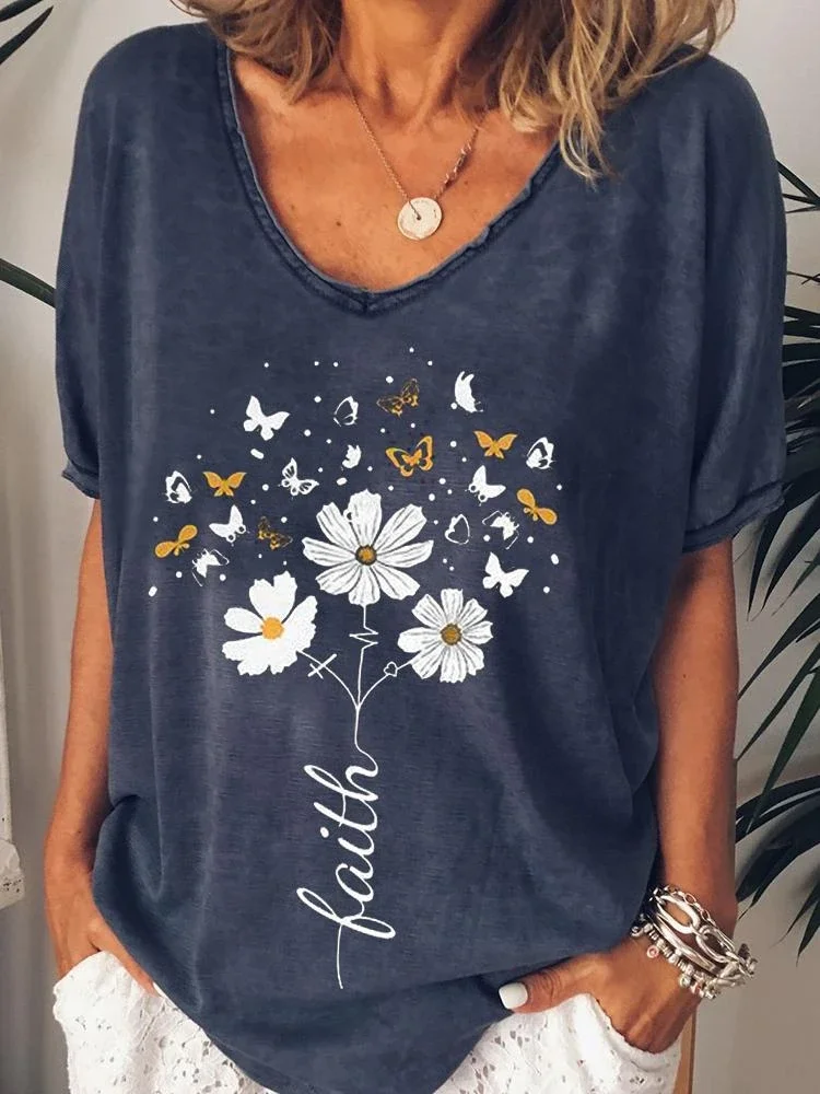 Faith Butterfly T-shirt