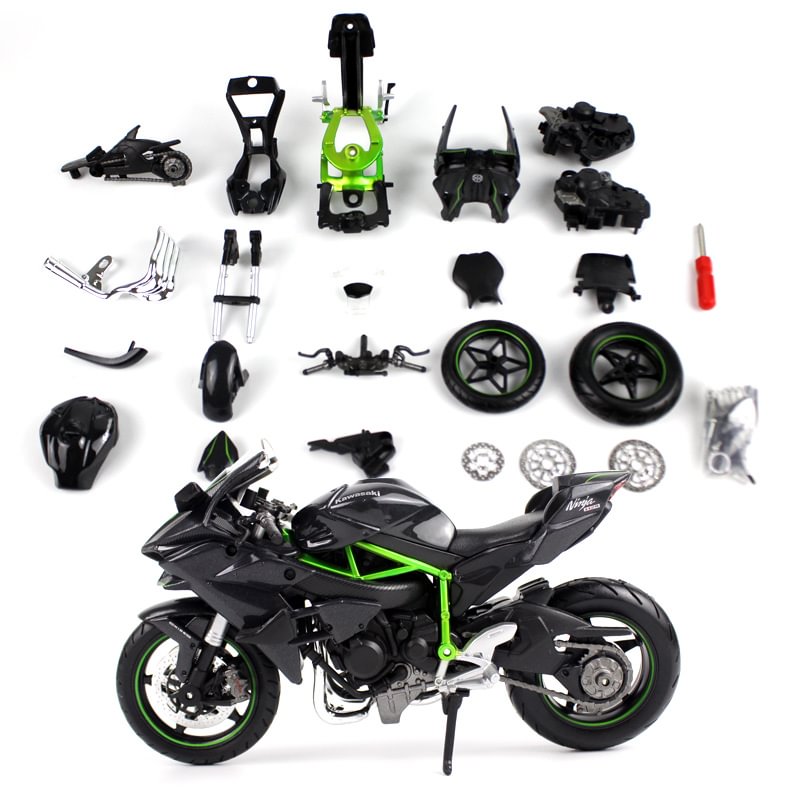 DIY 1:12 Assembled Motorcycle Kit