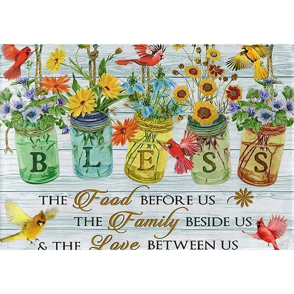 

English Text - Round Drill Diamond Painting - 50*35CM, 501 Original