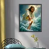 Jesus Saves-11CT Stamped Cross Stitch 40*50cm/15.75*19.69in tapestrymarket