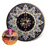  DIY Round Metal Tin Mandala Diamond Painting Special Shaped  Clock Kit