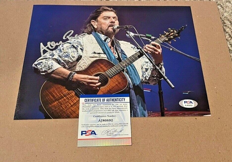 ALAN PARSONS SIGNED 8X10 CONCERT Photo Poster painting PSA/DNA CERTIFIED #2