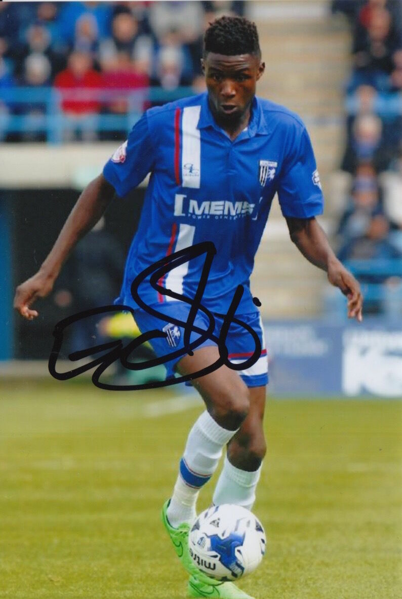 GILLINGHAM HAND SIGNED EMMANUEL OSADEBE 6X4 Photo Poster painting 1.