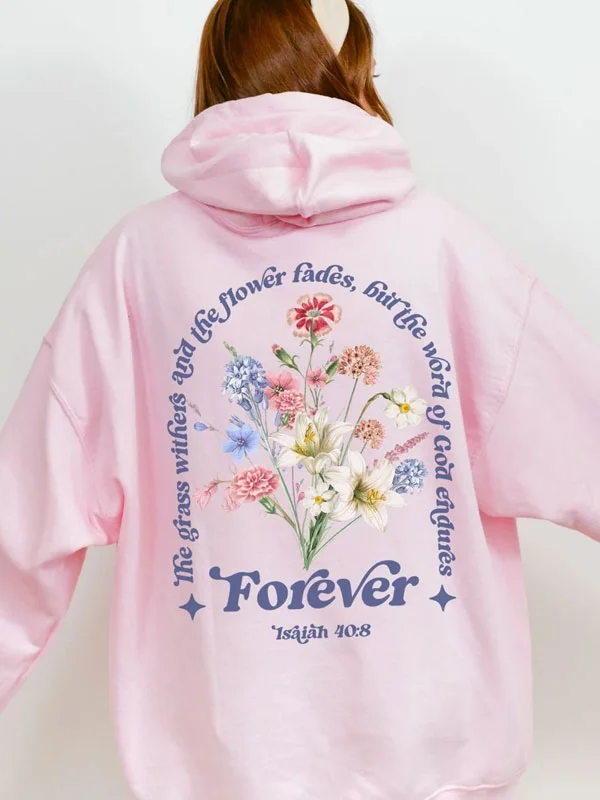 Forever printing hoodie